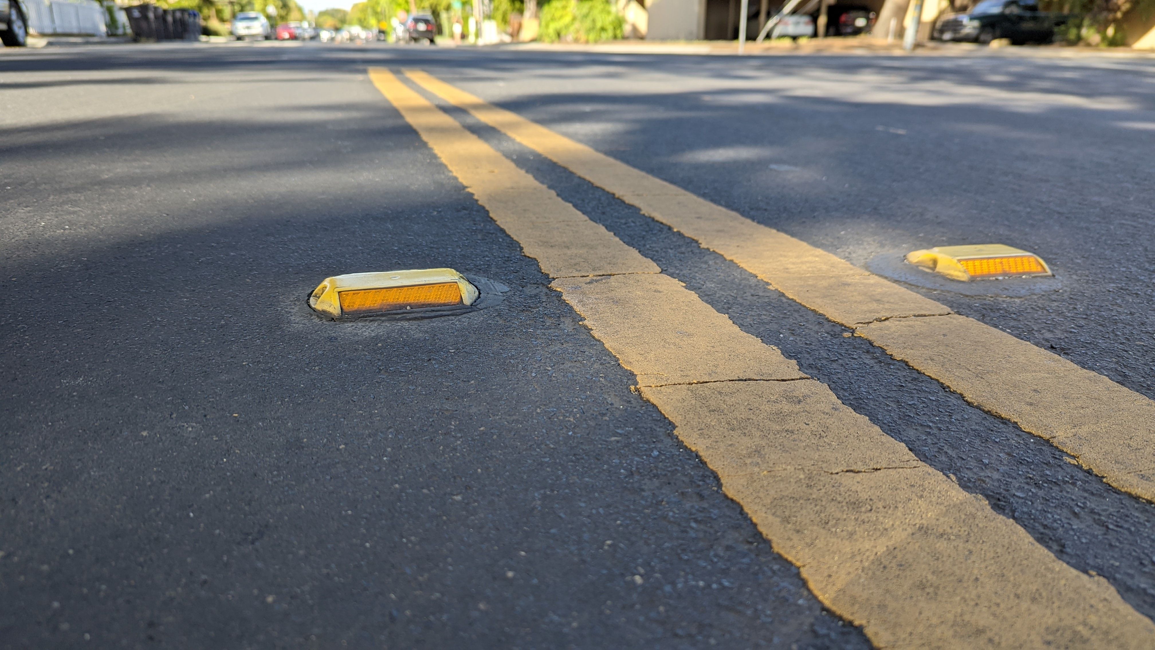 raised pavement markings